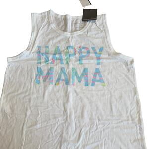 Grayson Threads Women's Happy Mama Graphic Tank Top - Size Medium - NWT